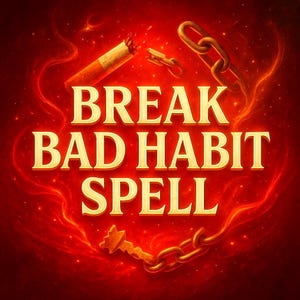 Hechizo para romper malos hábitos, liberar patrones negativos, poderoso ritual espiritual para detener hábitos nocivos y manifestar autocontrol