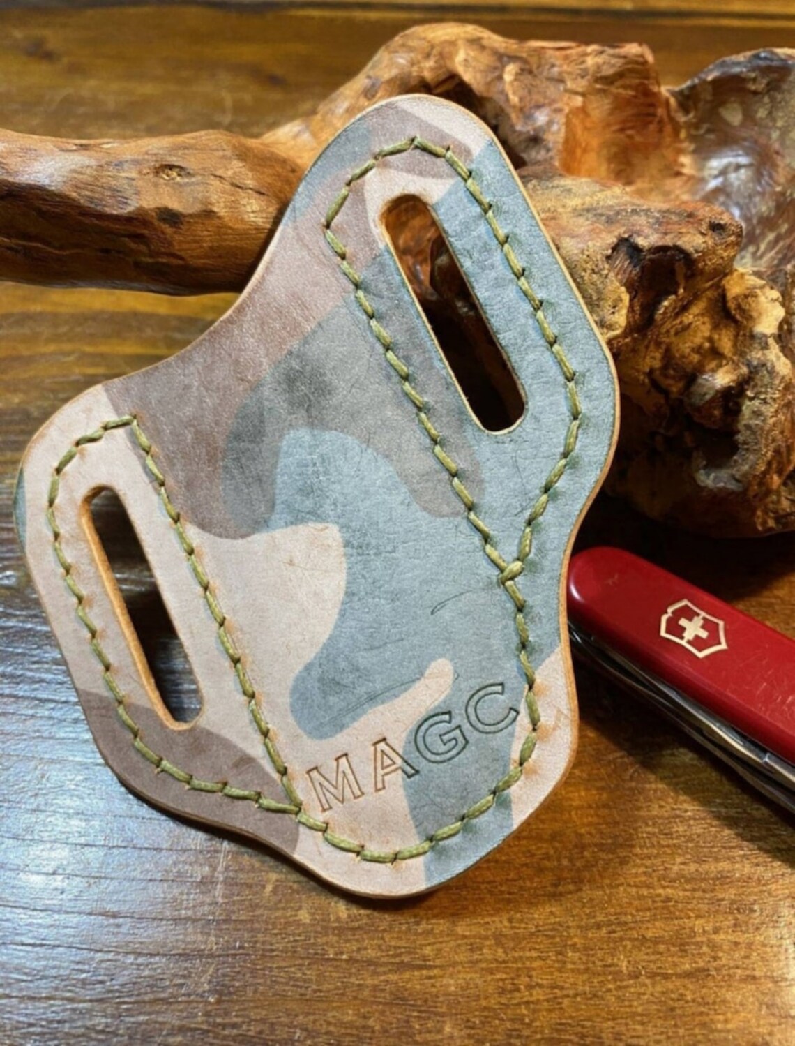 Leather Pocket Knife Case for Belt Pocket Knife Case Pdf Etsy