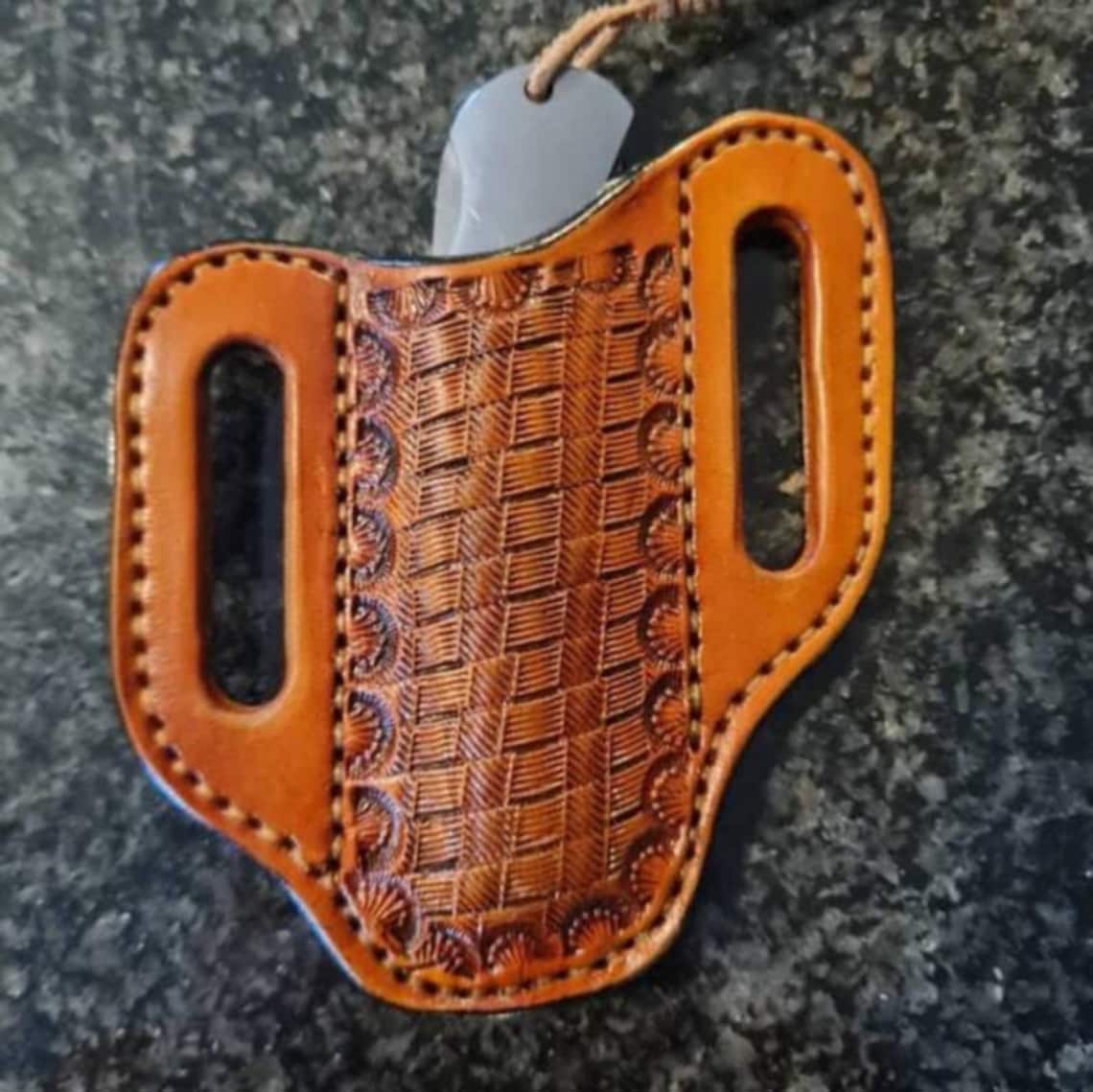 Leather Pocket Knife Case for Belt Pocket Knife Case Pdf Etsy