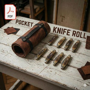 Folding knife ROLL pattern PDF