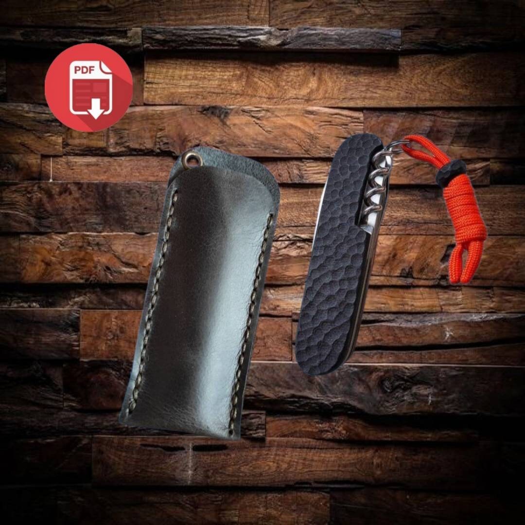 Alox Pattern Pattern | Leather Pocketknife Pattern | Pocketknife Template| Pattern ...