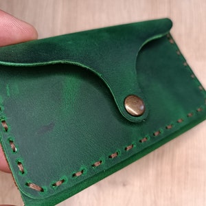 Snap wallet template | button wallet pattern | Leather wallet PDF pattern | Leather sewing . Wallet draw|