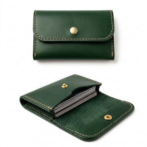 Leather Multi Card Case Pattern: A4 PDF Template