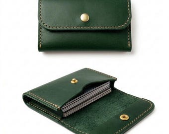 Leather Multi Card Case Pattern: A4 PDF Template