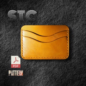 Template card wallet, card case pattern, card holder pattern, card wallet template, card wallet pdf