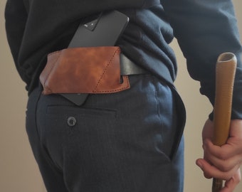 Leather Phone Holder Belt PDF Template (A4)