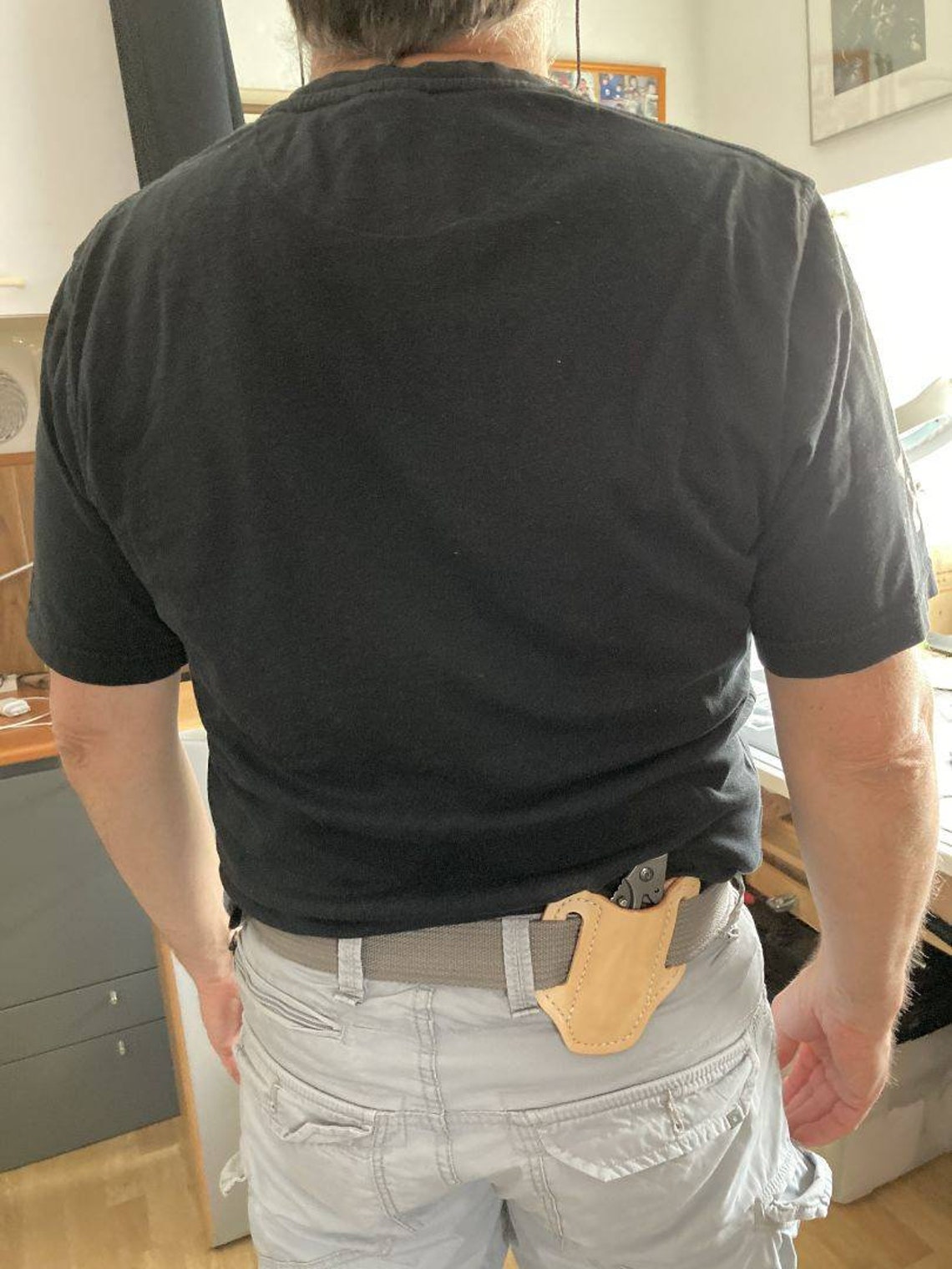 Leather Pocket Knife Case for Belt Pocket Knife Case Pdf Etsy