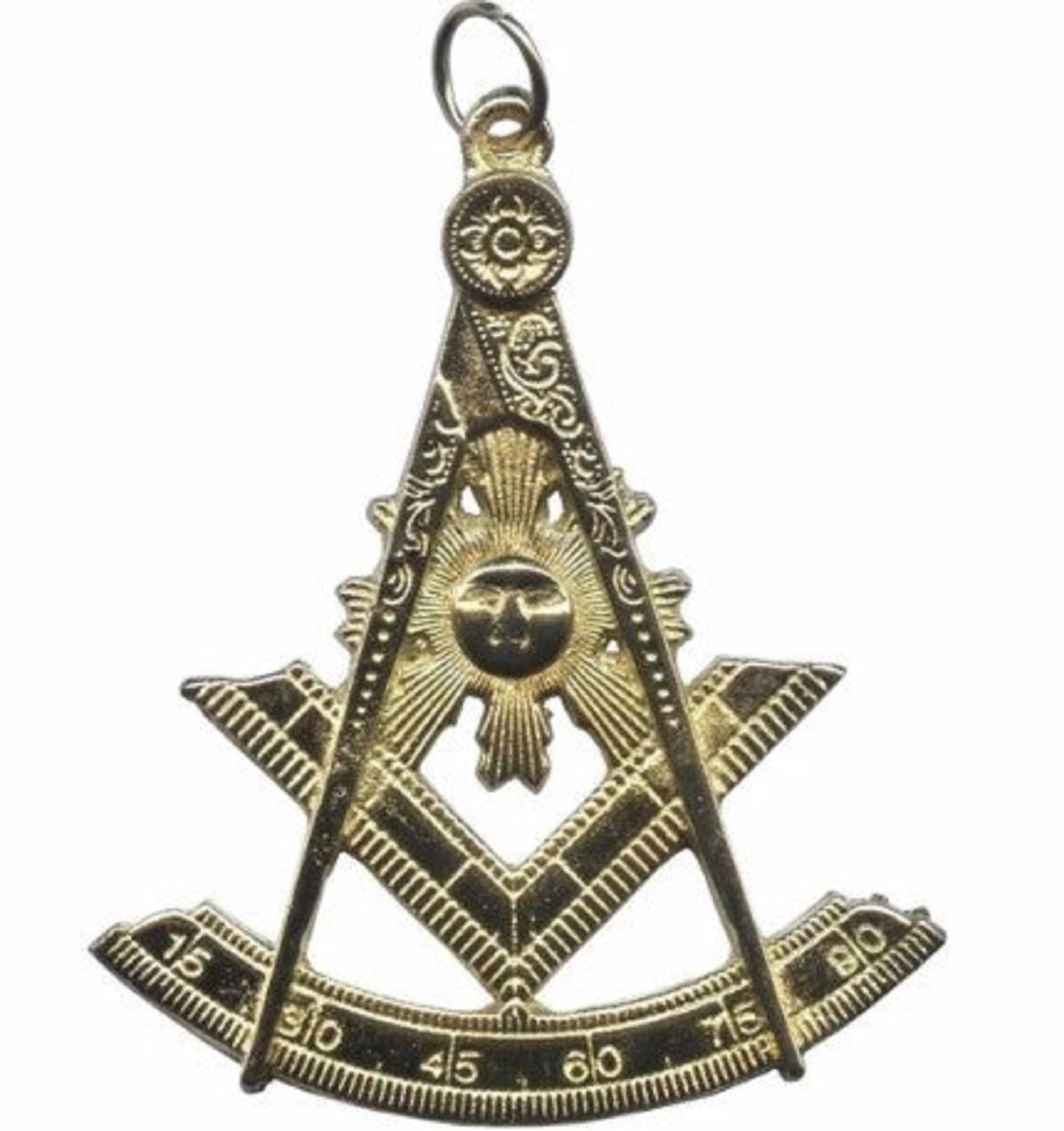 Masonic Gold Regalia Collar Jewel Past Master Masonic Regalia Jewels