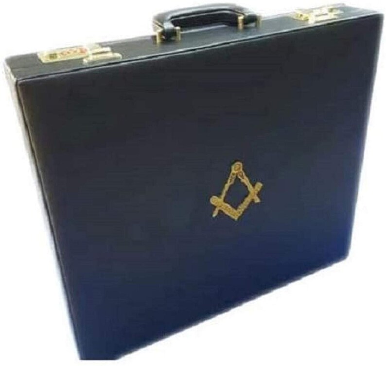 Masonic Regalia Briefcase MM/WM Mason Apron Hard Case/briefcases