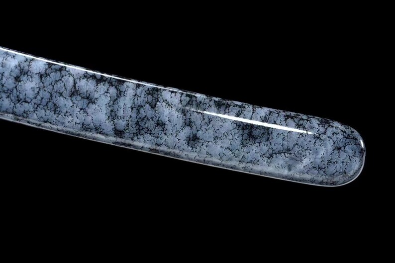 Ice Blue Sheath Samurai Swordcarving Sunflower Tsuba | Etsy