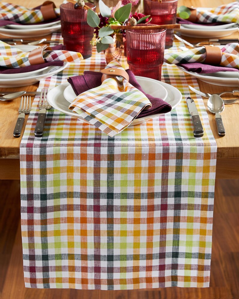Solino Home Linen Table Runner - Thumbnail 5
