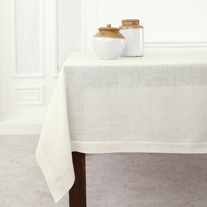 Solino Home Linen Tablecloth - Thumbnail 2