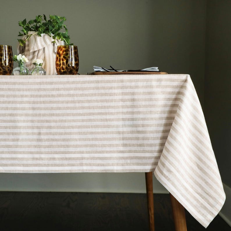 Solino Home Amalfi Stripe Tablecloth
