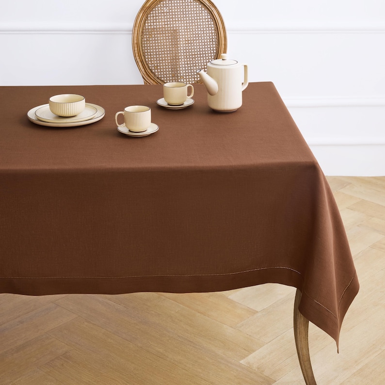 Solino Home Linen Tablecloth - Thumbnail 3