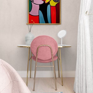 Kissing Men and Women Abstract Print , Kissing Print, Women Printable