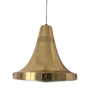 Hans-Agne Jakobsson T598 Brass Ceiling lamp, 1960 Swedish Mid-Century Design, Markaryd