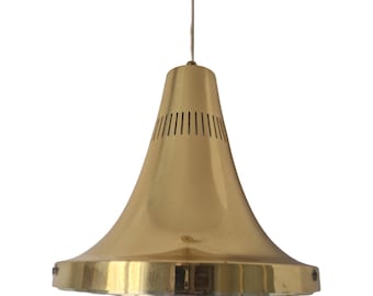 Hans-Agne Jakobsson T598 Brass Ceiling lamp, 1960 Swedish Mid-Century Design, Markaryd