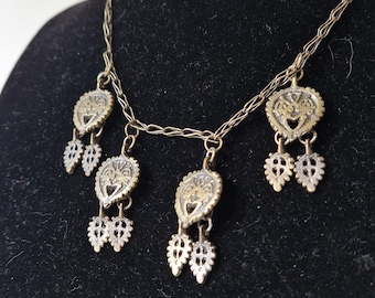 Vintage Berber Multiple Pendant Necklace - Boho heritage - handmade