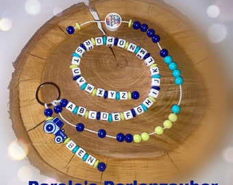 ABC arithmetic chains with name, tractor, finally school