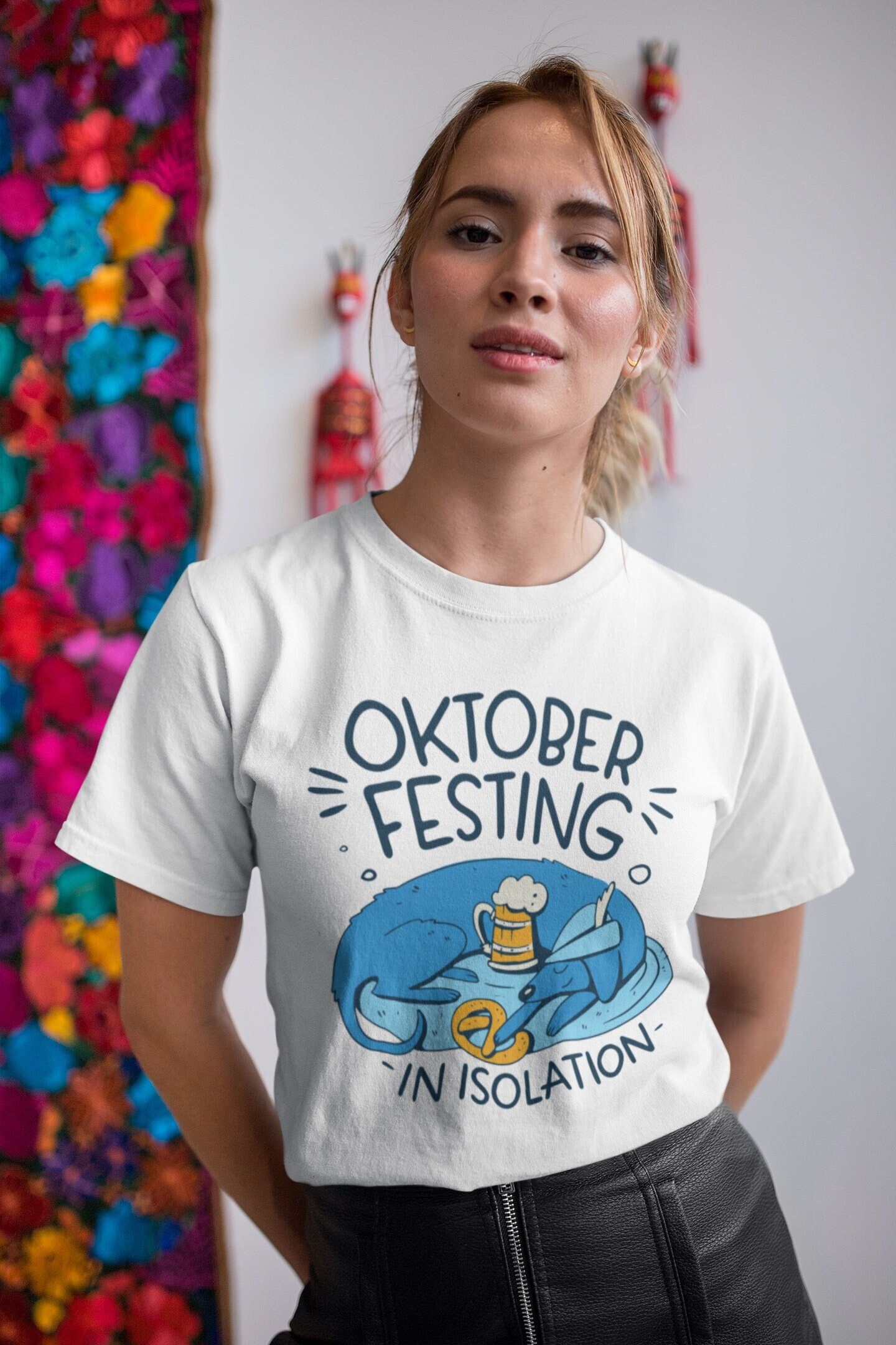 Discover Oktoberfesting In Isolation Shirt, Funny Oktoberfest Shirt, Oktoberfest Party Gift Shirt, German Oktoberfest Shirt, Oktoberfest Beer Shirt
