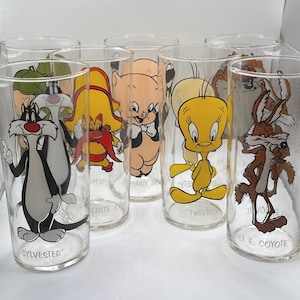 Federal Glass Looney Tunes 1973 Warner Bros Pepsi Collector Series stripfiguren vervangend glas