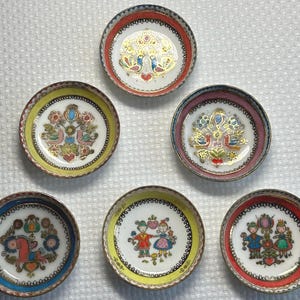 Arta Austria Enamelware Trinket Pin Ring Dish - 2 Inch (5 cm) - 6 Choices