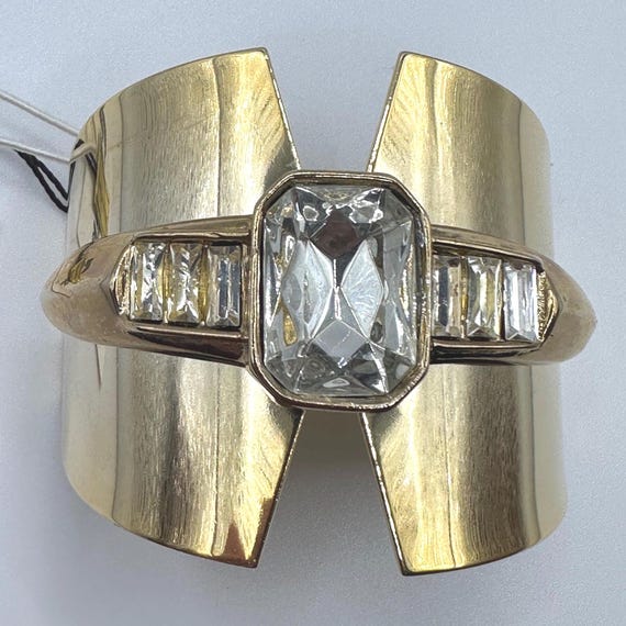 Kenneth Jay Lane KJL Art Deco Notched Hair Clip: … - image 5