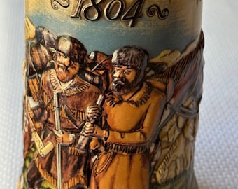 Miller Brewing Co. 1994 'Birth of a Nation' Stein Mug Lewis & Clark