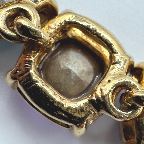 Kenneth Jay Lane KJL Jewel Tone Pastel Crystal Li… - image 8