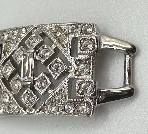 Kenneth Jay Lane KJL Art Deco Diamante Bracelet W… - image 10