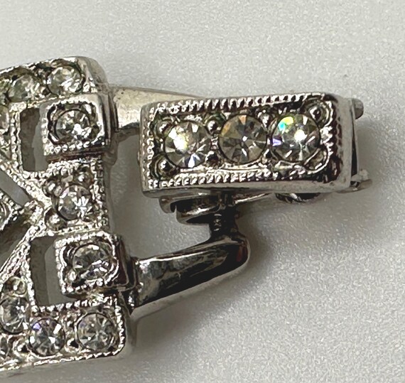 Kenneth Jay Lane KJL Art Deco Diamante Bracelet W… - image 8