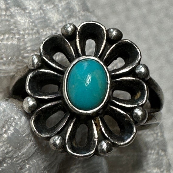 Retired James Avery De Flores 925 Ring - Size 5 -… - image 2