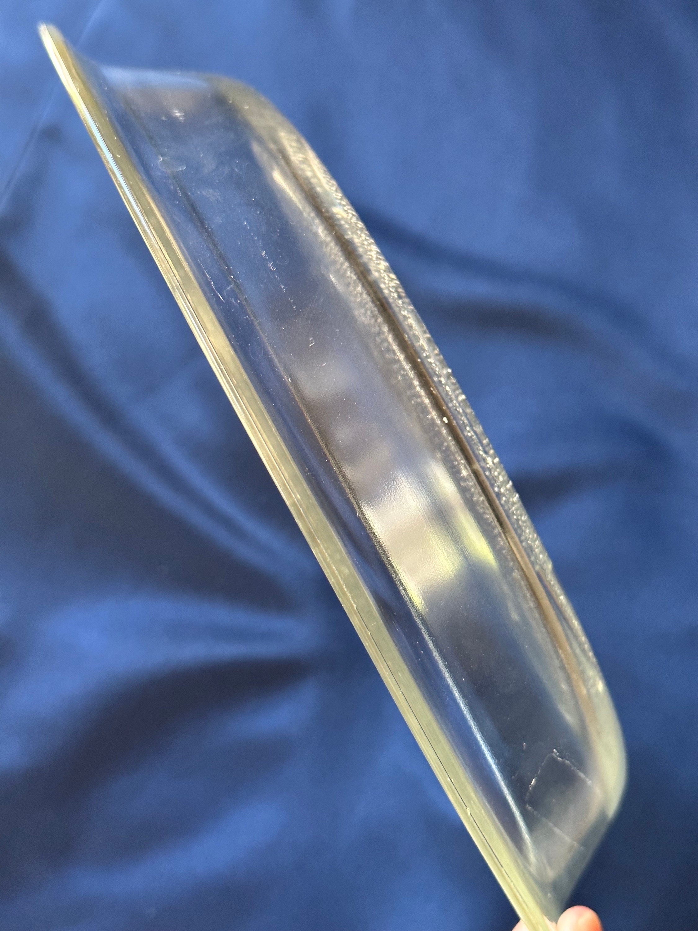 Glasbake Vintage 1930s Glass 10 Inch Pie Plate 243 Textured Etsy