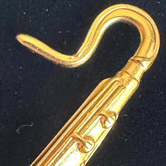 Kenneth Jay Lane KJL Saxophone Brooch Vintage Col… - image 4