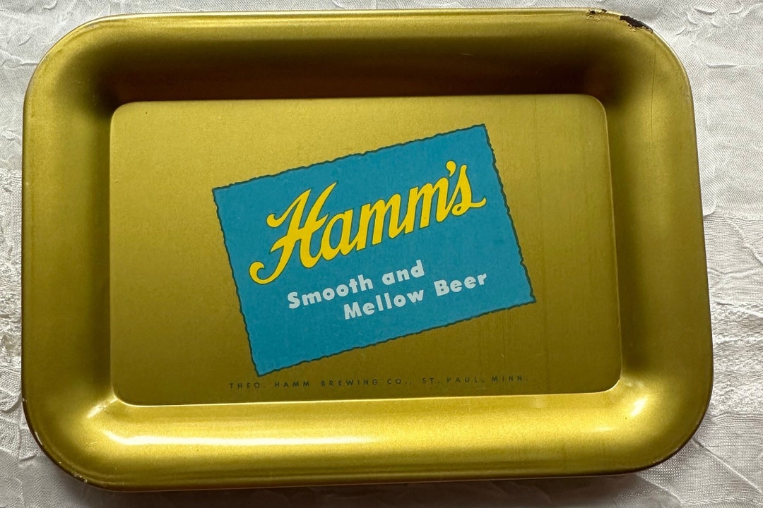 Vintage Hamm's Beer Tip Tray Smooth and Mellow Beer Bar Etsy