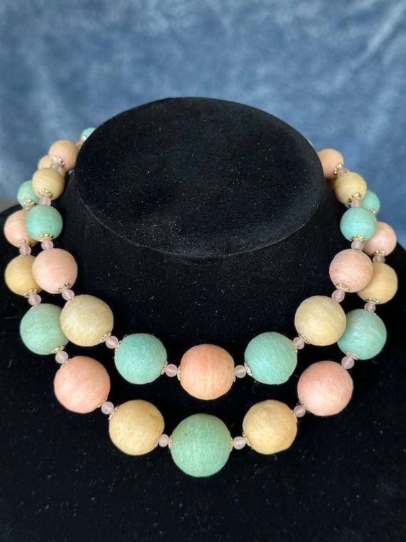 Rainbow Sherbet Graduated Double Strand Necklace