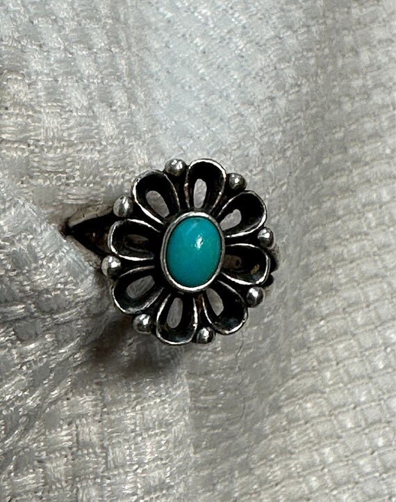 Retired James Avery De Flores 925 Ring - Size 5 -… - image 1