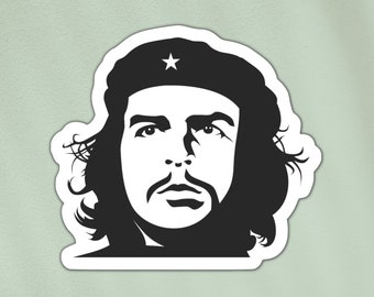 Che Guevara sticker | political sticker, marxism, revolution, Argentina, left-wing politics | laptop, bottle, waterproof vinyl sticker