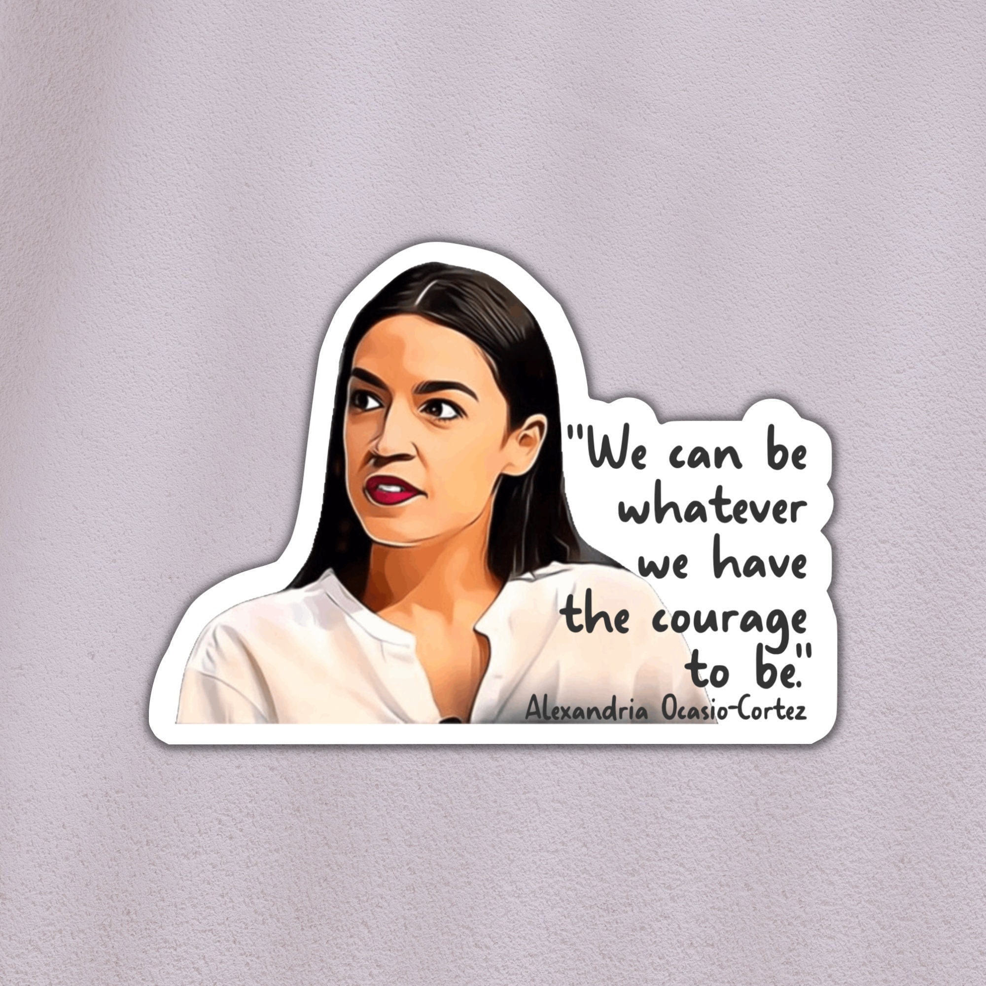 ocasio cortez cartoon