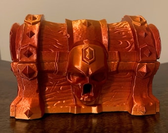 Fichiers de coffre de pirate crâne imprimables en 3D