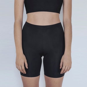 Women&#39;s Biker, Recycled Sportswear Shorts, Sustainable Outfit, Rave Outfit, Festival Outfit, Gym shorts