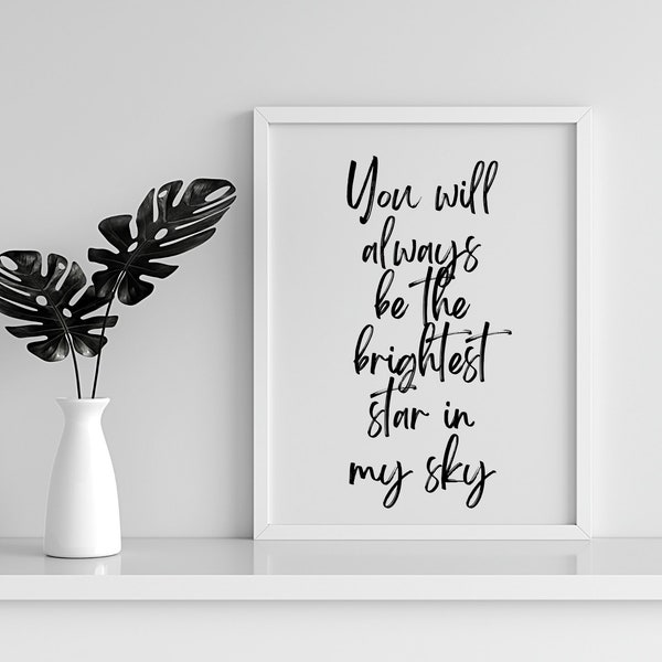 You will always be... | Baby Loss Keepsake | Baby Loss Gift | Memorial Gift | Angel Baby | Grief Quote | A4 Digital Download