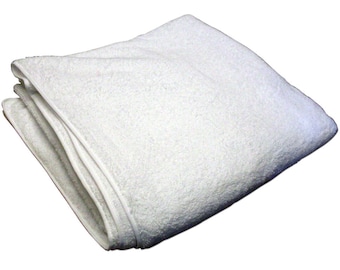 DryDayz 42" x 42" White Terry Towelling Adult Washable Nappy Cloth Diaper Cotton Towel Nappy Medium to Large Incontinence