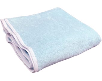 DryDayz 48" x 48" Blue Terry Towelling Adult Washable Nappy Cloth Diaper Cotton Towel Nappy Square Thick