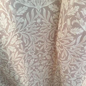 Botanical Print Curtain, Elegant Leaf Pattern Curtain, Soft Natural Hues Curtain, Ideal for Modern and Traditional Decor