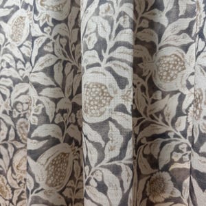 Klassieke gordijnen met bloemenprint - woonkamergordijnen, slaapkamergordijnen, boerderij op maat gemaakte gordijnen