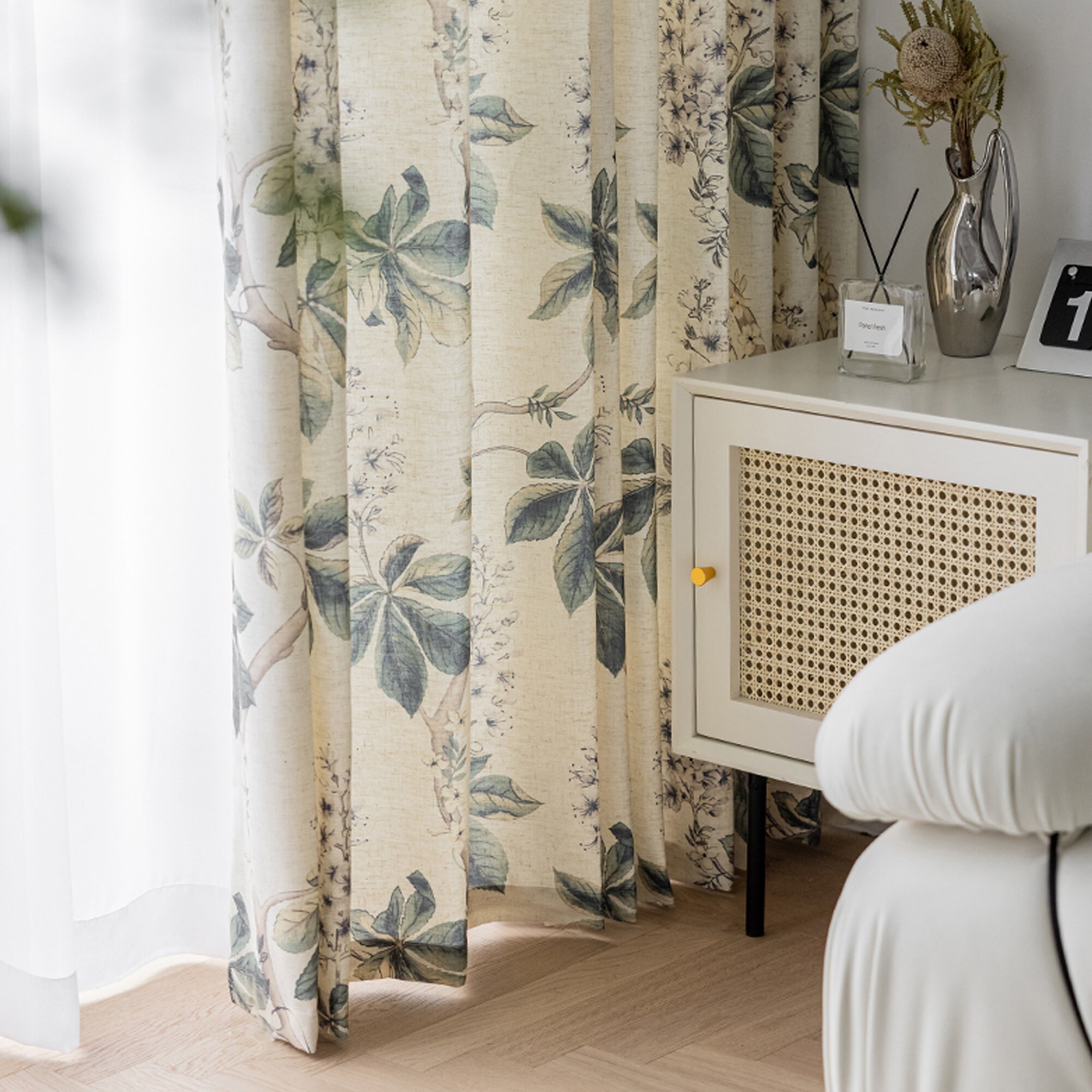Botanical Print Curtains