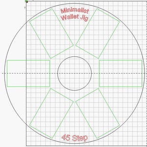 Minimalist 6 Wallet Jig Solo archivo de descarga