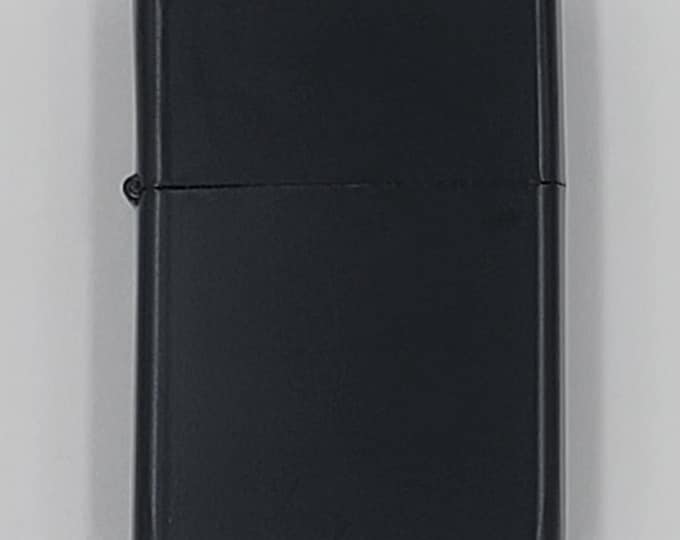 5 Windproof Lighters Black Anodized Stainless Steel Free Shipping