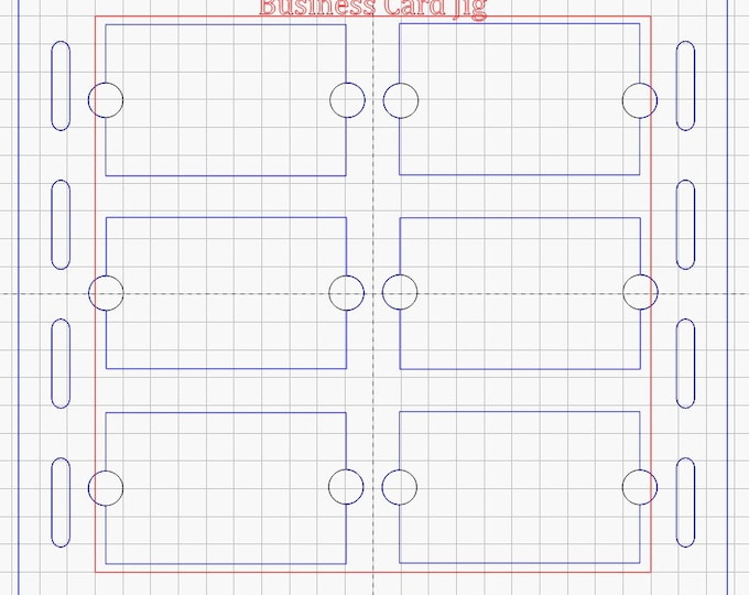 200MM Lens Business Card Jig Files For Fiber Laser -Download File Only